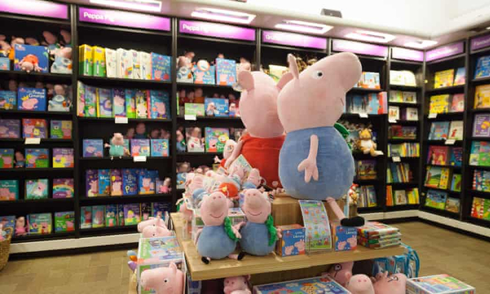 位于伦敦的一家小猪佩奇专卖店（图源：Alamy Stock Photo）