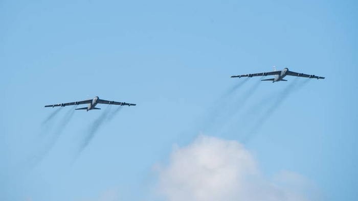 B-52H战略轰炸机。
