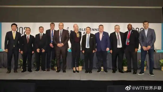 图片来源：世界乒乓球职业大联盟官方微博。