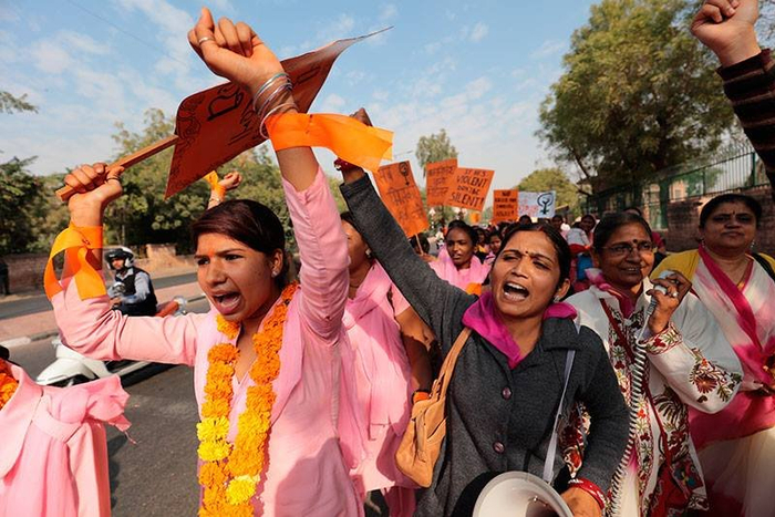 越来越多印度女性公开谈论家庭暴力（图源：全球捐助网站）