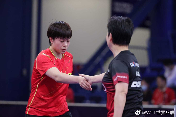 王艺迪终于战胜了倪夏莲。