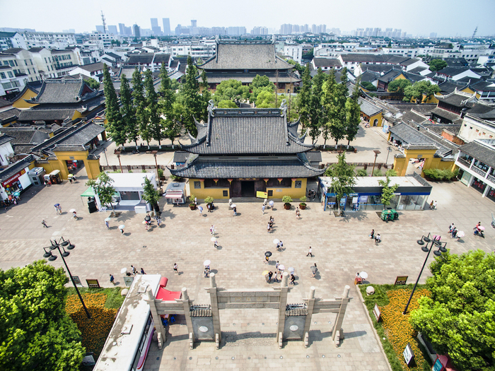 位于观前街上的玄妙观 &nbsp;视觉中国 图