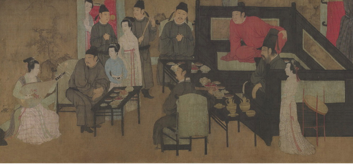 《韩熙载夜宴图》局部