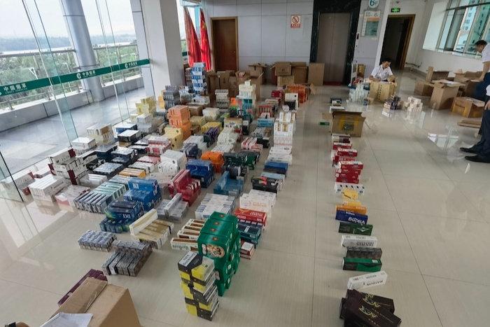 查获现场 央广网发 琼海市公安局 供图