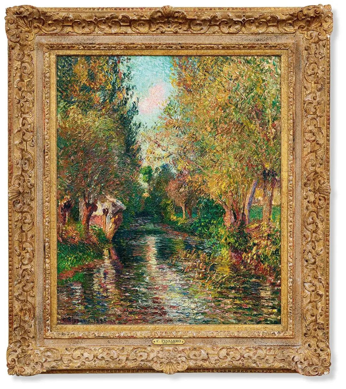 卡米耶·毕沙罗《巴津库尔洗衣池》