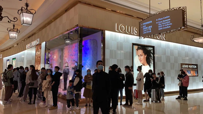 （澳门威尼斯人赌场的LV店 罗曼/摄）