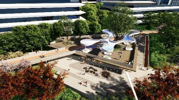 云栖鸟瞰图 图：重庆高新区微讯