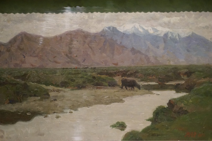 靳尚谊《帕米尔牧场》