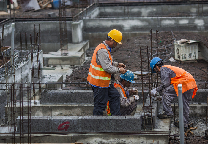 施工现场图 图：重庆高新区微讯