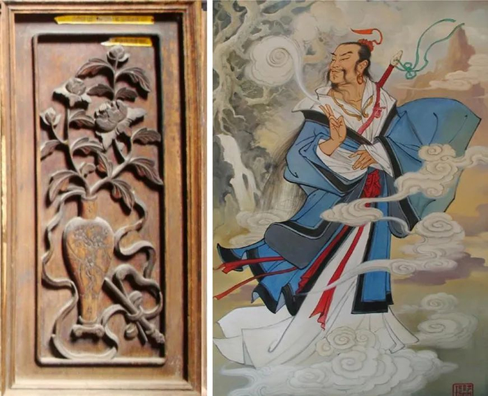 左图中为吕洞宾的宝剑