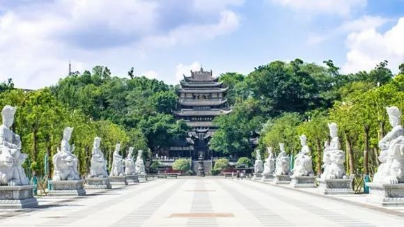 潼南大佛寺景区 图：潼南微发布