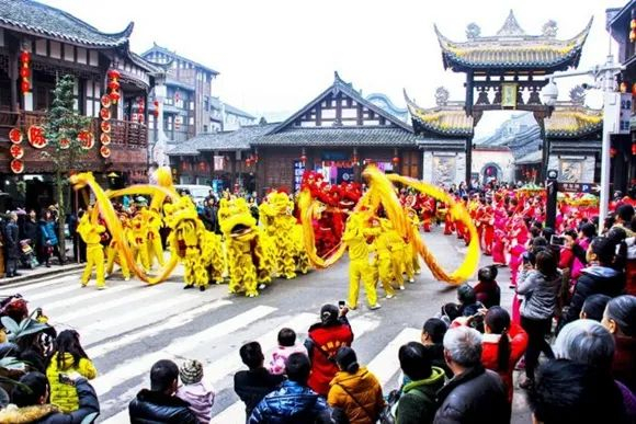 双江古镇景区 图：潼南微发布