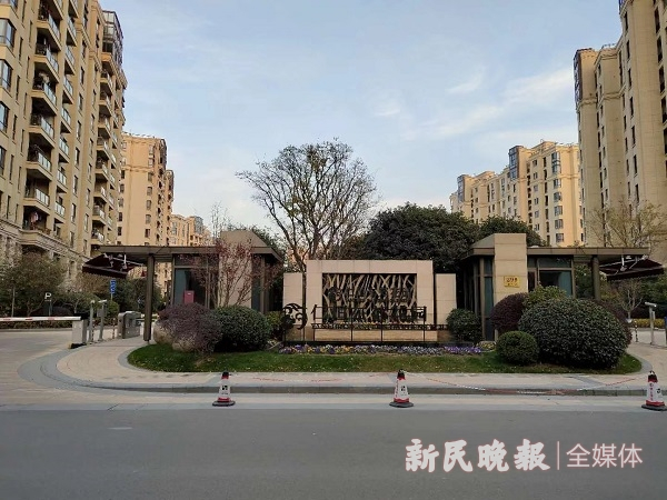 图说：仁恒东郊花园小区门头