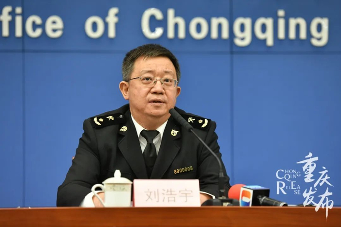 刘浩宇介绍有关情况 邹乐 摄