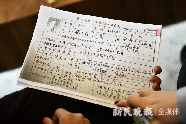 图说：上海交大仍保留着张良起当年读书时的点滴
