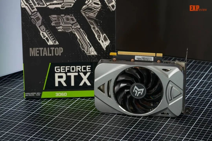 影驰rtx3060金属大师mini显卡图赏全金属外壳小巧精悍