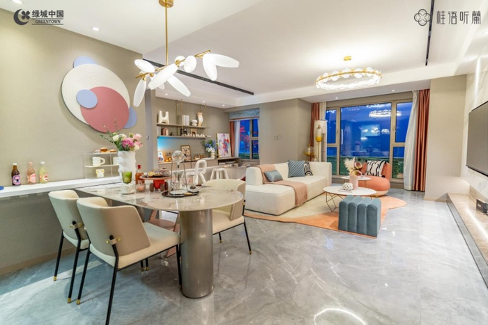 （样板间实拍图，绿城桂语听蘭供图，央广网发）