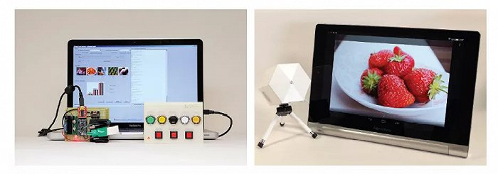 （数字味觉界面，一种模拟味觉的方法，通过电和热刺激来驱动人类舌头。）