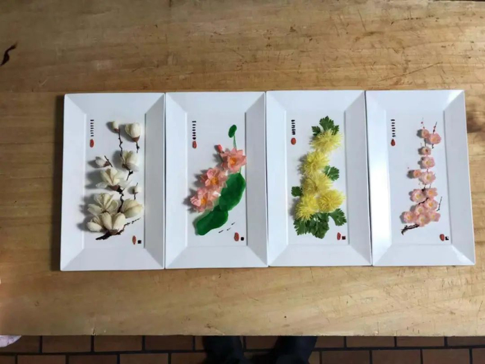 图为王志强的面点作品。（受访者供图）