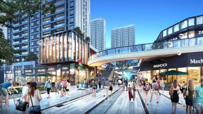 （效果图，玉环万达广场供图，央广网发）