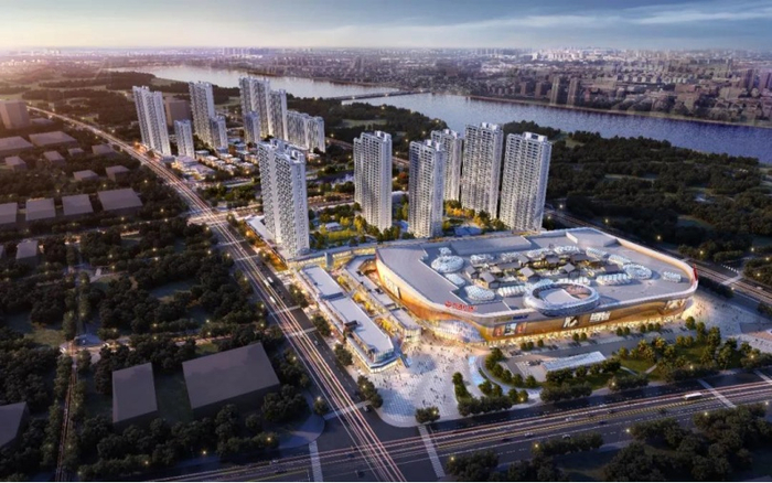 （效果图，玉环万达广场供图，央广网发）