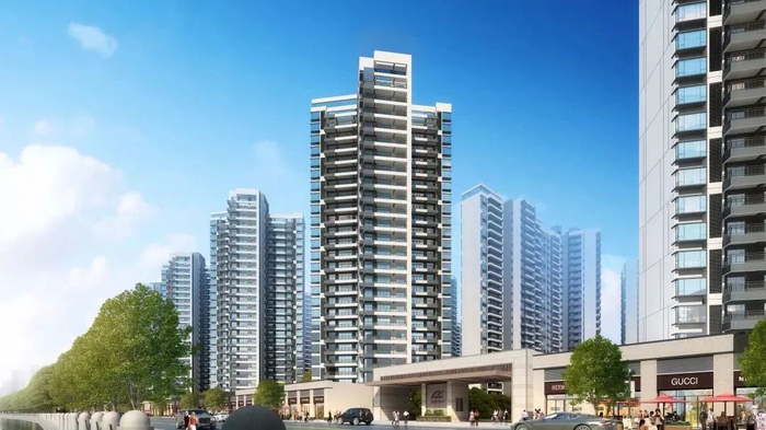 （梅州·五华敏捷城外立面 效果图）