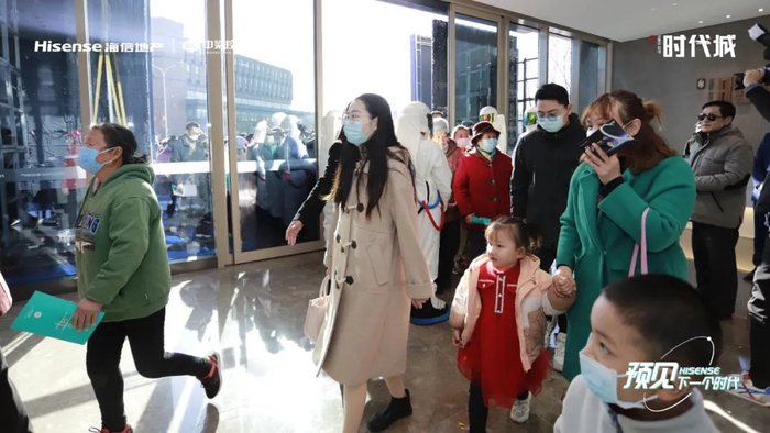 ▲时代城营销中心开放现场▕ 实拍图片