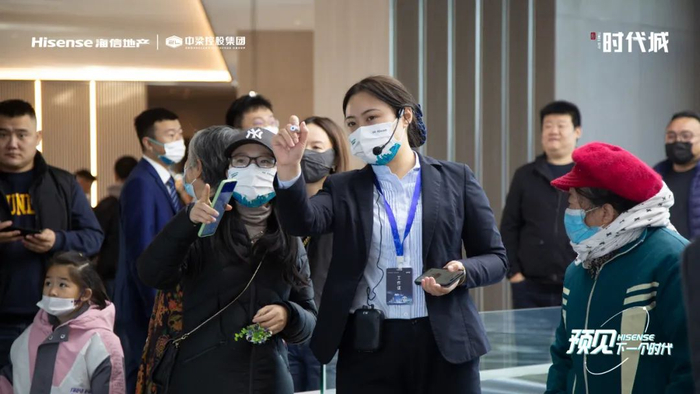 ▲时代城营销中心开放现场▕ 实拍图片