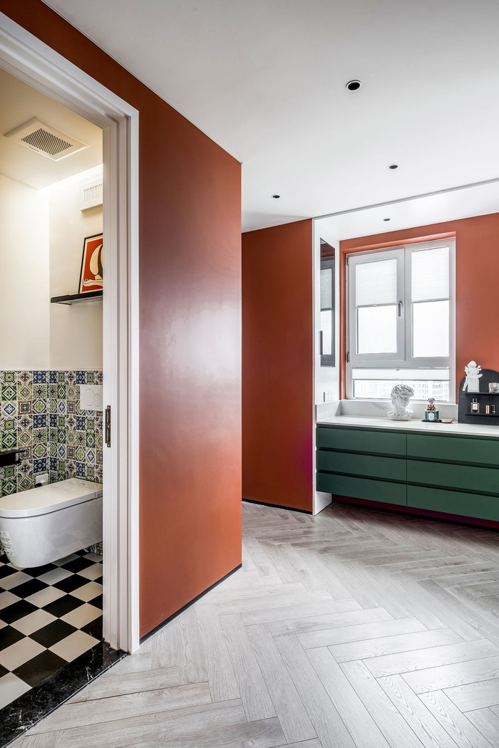 红绿色搭配出雅致空间热情活泼又张扬不失自由和浪漫