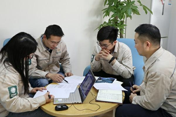 图说：沈华带队攻关，推动量测专业高质量发展 采访对象提供（下同）