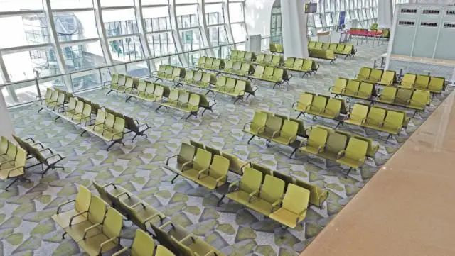 ▲深圳机场卫星厅候机区