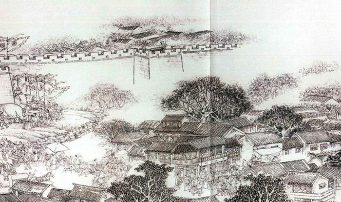    图为《京门九衢图》分段画卷——宣武门篇鉴赏（企业供图，央广网发）