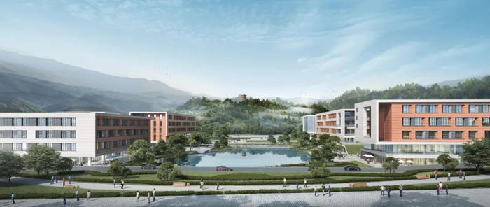 重庆工商大学茶园校区效果图