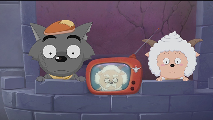 《喜羊羊与灰太狼》剧照。IC 资料图