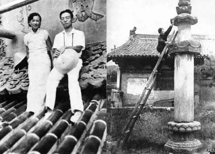 　梁思成林徽因在五台山