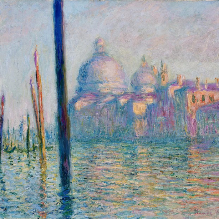 莫奈《威尼斯大运河》