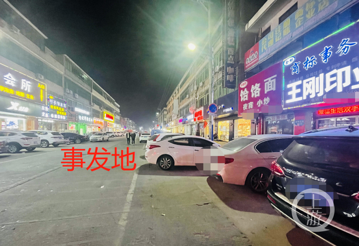 ▲12月7日，海门三星镇，事发地并不是主干道。摄影/上游新闻记者 时婷婷