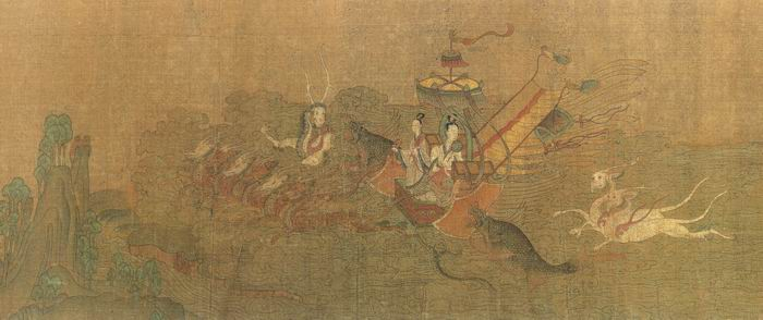 〔图十七〕 传东晋顾恺之 《洛神赋图》 （局部）宋摹本  故宫博物院藏