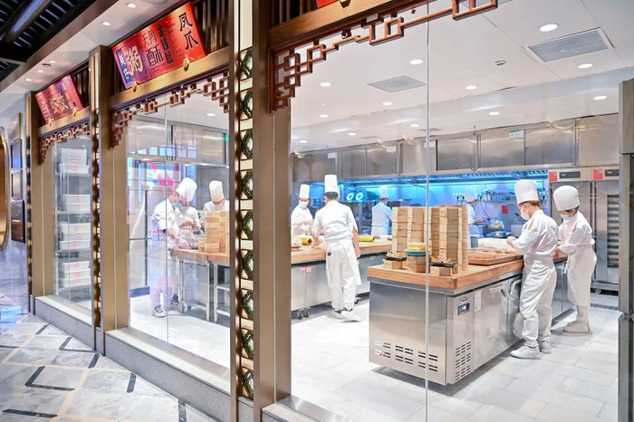 手工茶点制作展示区。通讯员供图