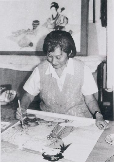 周鍊霞创作照1960年