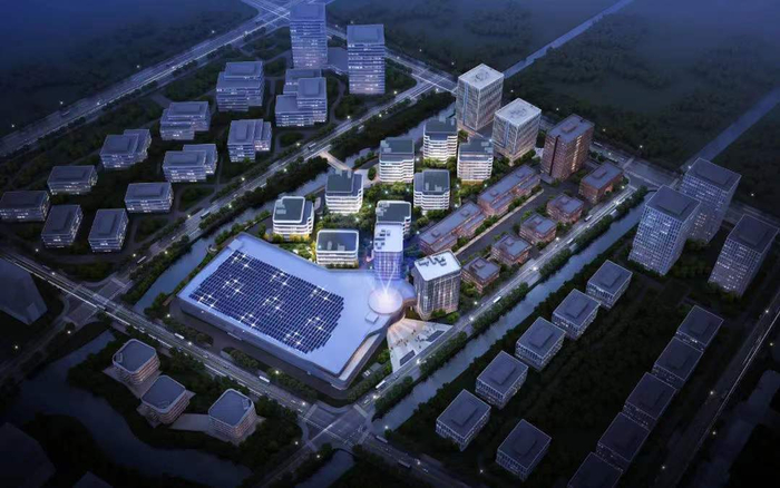 “G60星链”产业基地项目效果图 微信公众号@科创上海 图