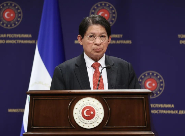 资料图：尼加拉瓜外交部长丹尼斯·蒙卡达。图/IC photo