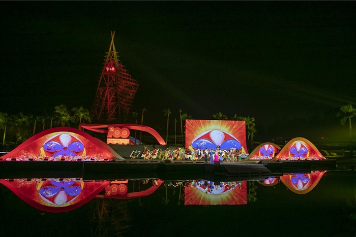 彩排现场（央广网发 郑肖君摄）