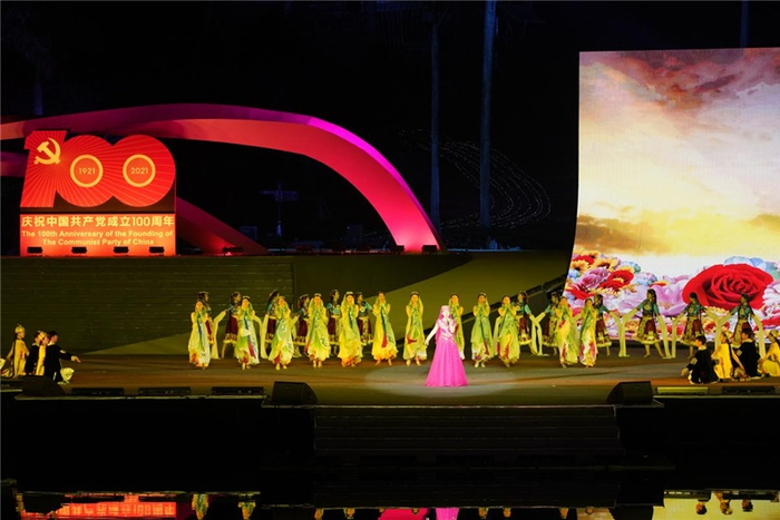 彩排现场（央广网发 郑肖君摄）