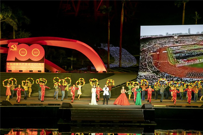 彩排现场（央广网发 郑肖君摄）