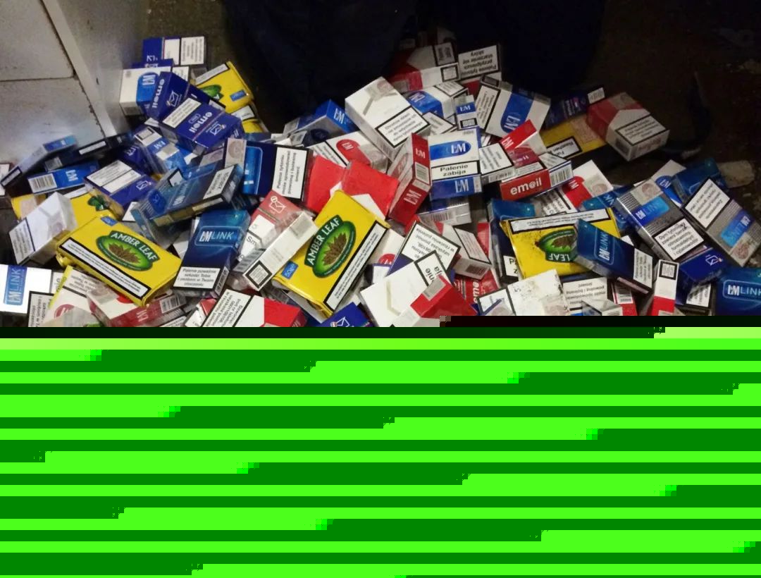 警方查获使用非法烟草的香烟。（图源：Daily Post Wales）