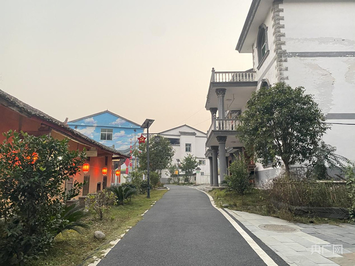 宝石鲁塘新村一景（央广网发 胡斐 摄）