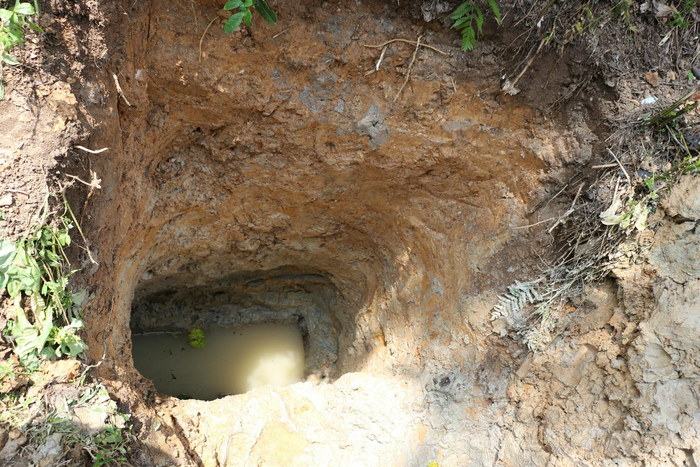 “5.31”案留下的盗洞&nbsp; 本文图片均由安庆市公安局提供