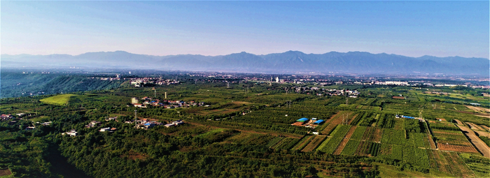 汉文帝霸陵航拍全景。受访者供图