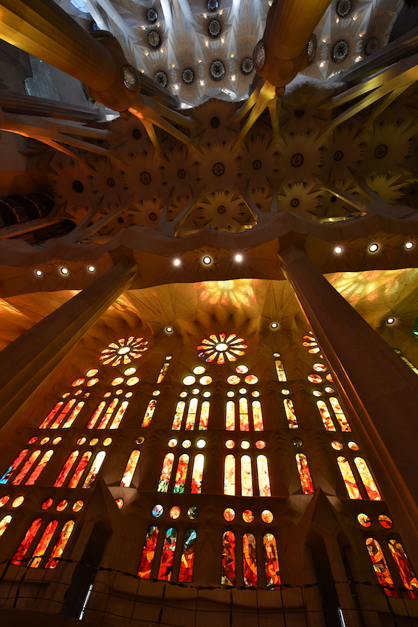 高迪，圣家族教堂窗区局部，摄影 马宁